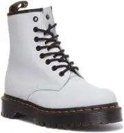 Dr Martens 1460 Bex Womens 8 Eye Lace Up Leather Boot In White Size UK 3 - 8