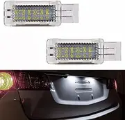 PolarLander 2X Error Free 18 LED Courtesy Door Lamp Car Light Fit Compatible for Mercedes Benz W203 C Class SLK CLK W209 R171 SLR R199 Viano W639