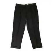 Dockers Pant Mens 38X30 Classic Fit Pleated Cuffed Micro Touch Oxford Relaxed