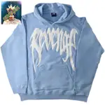 REVENGE PLUSH TOWEL FLEECE NORTH CAROLINA BLUE HOODIE