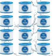 [SXEIAV] Type vi spa Filter and hot tub Filter Replacement Cartridge for Coleman SaluSpa Filters, for Lay-Z Spa, for Intex (12 Pack)