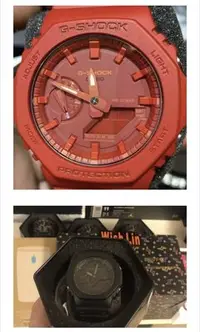 在飛比找Yahoo!奇摩拍賣優惠-紅色款 Casio G-Shock GA-2100-4A1 