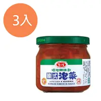 在飛比找Yahoo奇摩購物中心優惠-愛之味 韓式泡菜(玻璃罐) 190g (3入)/組 【康鄰超
