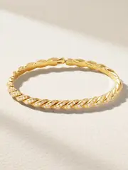 [David Yurman] David Yurman - Pavéflex 18-karat Gold Diamond Bracelet - One size One size Gold