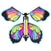 10x Magic Wind Up Flying Butterfly Powered Magic Fairy Flying Toy Surprise GiK7