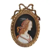 5x7 Bronze Picture Frame – Antique Gold Vintage Bronze Oval Frame with Glass