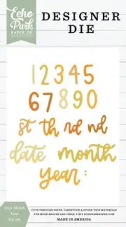 Echo Park Small Die Set-Date Month Year 5A002L1H-1GMBC