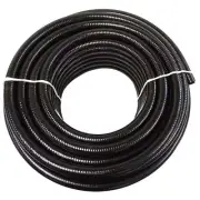 TekTube PVC-Pipe Schedule-40 50' 1/2"Dia Ultra-Flexible Solid-Core 100-PSI Black