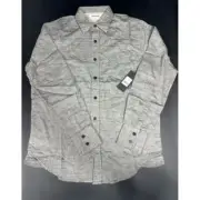 OneTeaspoon NWT Man The Classic Ace Collared Shirt in Black Size Med MSRP $145