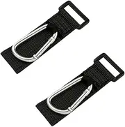 UPKOCH Convenient Stroller Hooks 2pcs D-Shaped Hooks for Baby Stroller Pram Storage