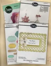 SIZZIX THINLITS ~ CUT EMBOSS STENCIL ~TIM HOLTZ LORI WHITLOCK AND MORE *