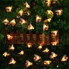 Waterproof Fairy String Lights Honeybee Shaped String Lamp Outdoor Courtyard