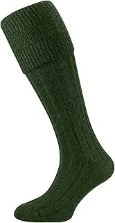 [HiFEN] Mens Wool Traditional Scottish Socks Warm Kilt Comfortable Hose Casual Wedding Sports Leg warmers UK 6-11