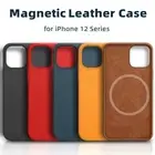 Luxury Leather Case Magnetic Magsafe Shockproof Cover For iPhone 16 15 14 ProMax