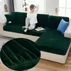 Velvet Sofa Cover Simple Cushion Cover All-Inclusive Elastic Protect Sofa Cover