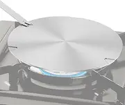 US Gas Stove Diffuser Plate Stainless Steel Cooking Induction Adapter with Handle Portable Heating Diffuser Simmer Plate for Cooktop(Style 1)