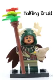Lego D&D Minifigure 71047 Halfling Druid Opened never assembled dungeons and dra