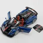 1:18 2019 Pagani Huayra Roadster BC Model Car Diecast Toy Cars Collection Blue