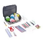 107Pcs Crochet Hooks Set with Case, DIY Knitting Accessories for Making Bag Hat