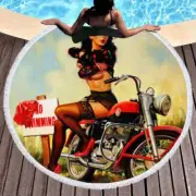 Cyril Huze Pin Up Beach Towel Yoga Mat Wall Hanging Home Decor etc