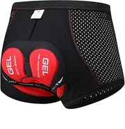 [SOLO ACTFIT] Men's Cycling Underwear Shorts 3D Padded Gel Bike Compression Shorts