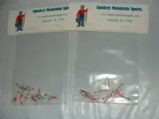 Fly Fishing Dry Flies - White Fly Dry Fly -Size 10 - 2 packages, 10 per package