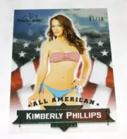 2015 Benchwarmer KIMBERLY PHILLIPS #14 ALL AMERICAN Green Foil/10 PLAYBOY Sexy