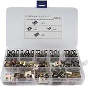 110 Assorted Piece U Nut Kit Spire Clips Zinc Speed Fasteners Lug Nuts