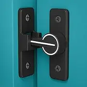 Barn Door Lock, 90 Degree Luminous Sliding Door Latch Locks, Heavy Duty Gate Bolt Latch Safety Door Bolt Latch Lock for Bathroom Garden Garage