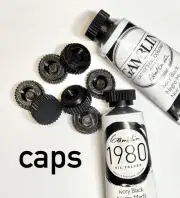 (10pcs) Replacement Caps Gamblin 37 ml Oil Paint / 3D Printed Lids /Hats