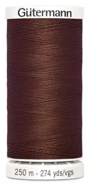 Gutermann Sew-All Thread 274yd-Chocolate 250P-578