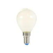 SAL LFR50E14D - Fancy Round Opal Bulb 4W Dimmable - E14 - Daylight