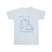 Disney Mens Frozen Magic Christmas T-Shirt (White) - BI27505