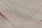 NEW Williams Sonoma 8 PC SET Double Hemstitched LINEN Placemats Pale Pink Blush