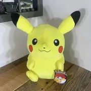Official Licensed Pokemon Pikachu Plush Stuffed Toy Kids Large 14" Authentic NWT