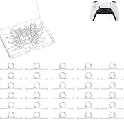 Pack of 30 Replacement L2 R2 Trigger Button Springs with Storage Box, Silver Metal Trigger Button Spring Compatible with PlayStation PS5 Controller Parts Repair Accessories