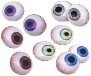 Side Glance Human Glass Eyes Collection Bundle 2 - Set of 10 Eyes Bulk Wholesale