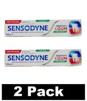 2 x SENSODYNE 100gTOOTHPASTE SENSITIVITY AND GUM EXTRA FRESH 100% Brand New