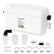 Macerator Pump Sink Sewerage Pump, 250W Sewerage Sump Pump Upflush to 22.9ft/...