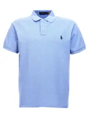 [Polo Ralph Lauren] Polo Ralph Lauren-Logo Shirt Polo Celeste-Uomo L