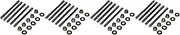 ARP Cylinder Head Stud, Pro-Series, 12-point Head, For Ford Coyote, 5.0L (2013-2017), Kit