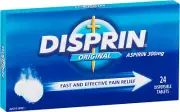 Disprin Original Fasting Acting Pain Relief Tablets (Count of 24) (33234) Siz...