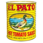El Pato Hot Tomato Sauce 28.0 oz (Pack of 12)