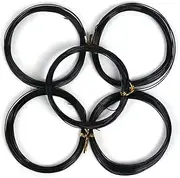 Bonsai Training Wire 5 Roll Black Bonsai Training Wire Diameter 2.5-5Mm, Aluminum Craft Wire Length 10 Meters Suitable for Gardening Branch Fixing