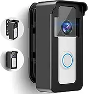 Satisure Ring Doorbell Mount, Anti-Theft Video Doorbell Angle Mount for Apartment with 45 to 135 Degree Adjustable, Ring/Blink/Eufy Wireless Camera Doorbell Bracket Holder