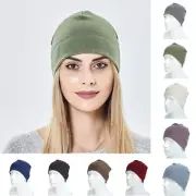 Winter Man Women Hat Fleece Hat Anti-Static Cycling Hat Soft Warm Hat