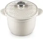 Le Creuset Cocotte Every 18 Brioche Japanese pattern Cast Iron Rice Pot 18cm 2L