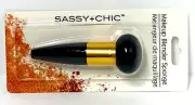 Sassy + Chic Black Makeup Blender Sponge with Handle NEW