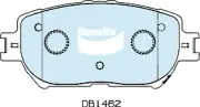 Bendix General CT Front Brake Pad Set for Toyota Camry ACV36 2.4L 2AZ-FE Petrol (for: Toyota)