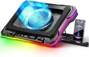 Laptop Cooling Pad Powerful Turbo Fan RGB Gaming Notebook Cooler Laptop Fan
